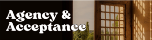 Sunday October 11th – Join us for a joyful gathering. Topic: Agency and Acceptance (video homily part of MMiLT series) @ Friendship Hall